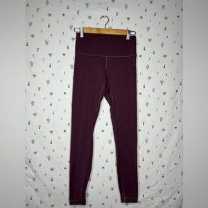 Lululemon Leggings Burgundy size 8